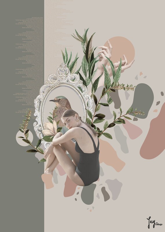 Stay 50x70 Art Collage Poster Etsy