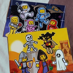 Classic 90&#39;s Lego - 5x7 Print/Postcard