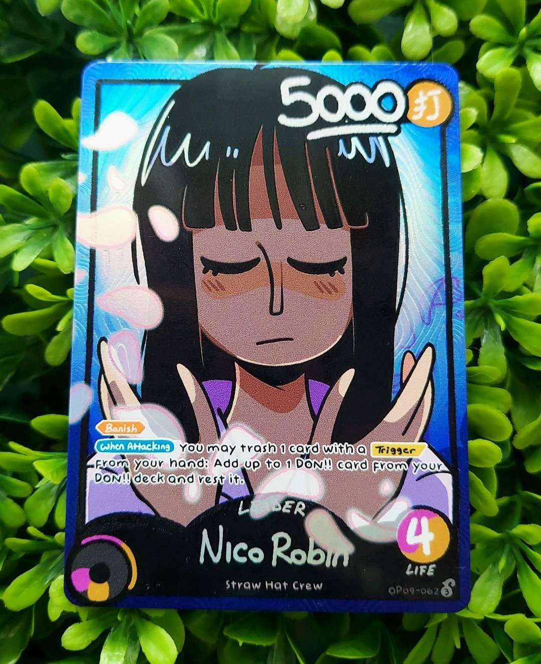 Nico Robin - Custom Leader OPTCG - Etsy