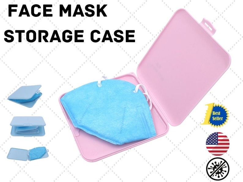 Portable Face Mask Storage Box Face Mask Storage Face Mask Etsy