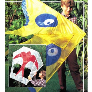 Kite Making Bird & Butterfly Kites to make High-flying Toy making ~ Basic Sewing Skills needed ~ PDF Digital download in ENGLISH