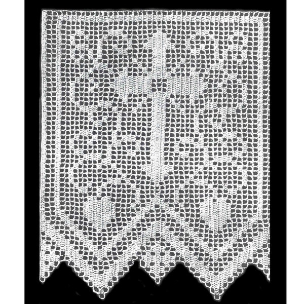 Altar Cloth Vintage Crochet Pattern 1960's Lace ~ one section measures 9.1/2 x 12 inches ~ PDF digital download