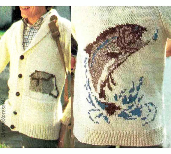 Fish cardigan best sale