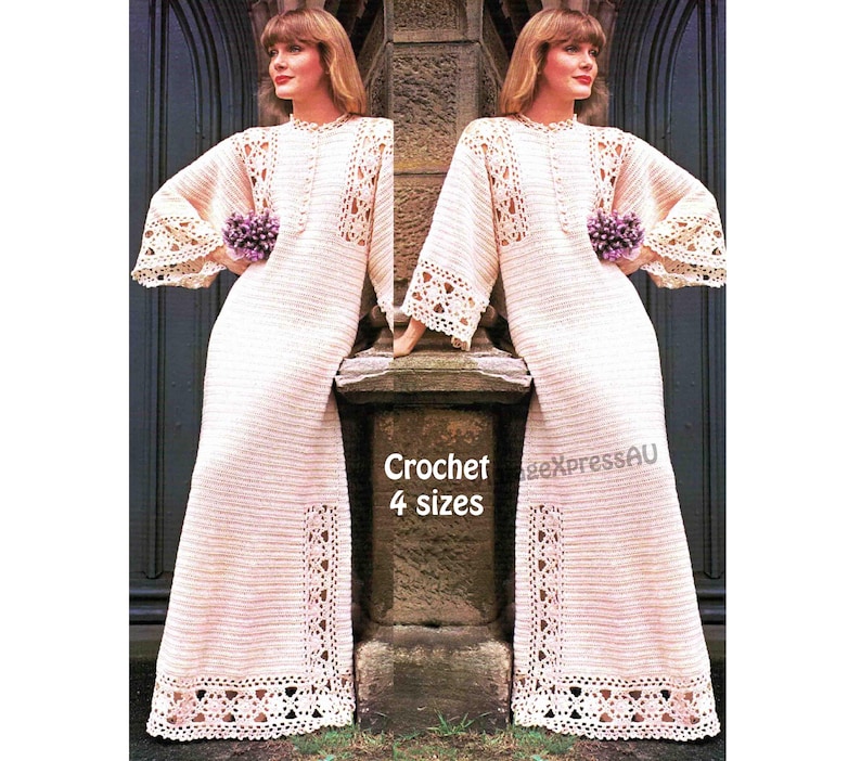 crochet wedding dress