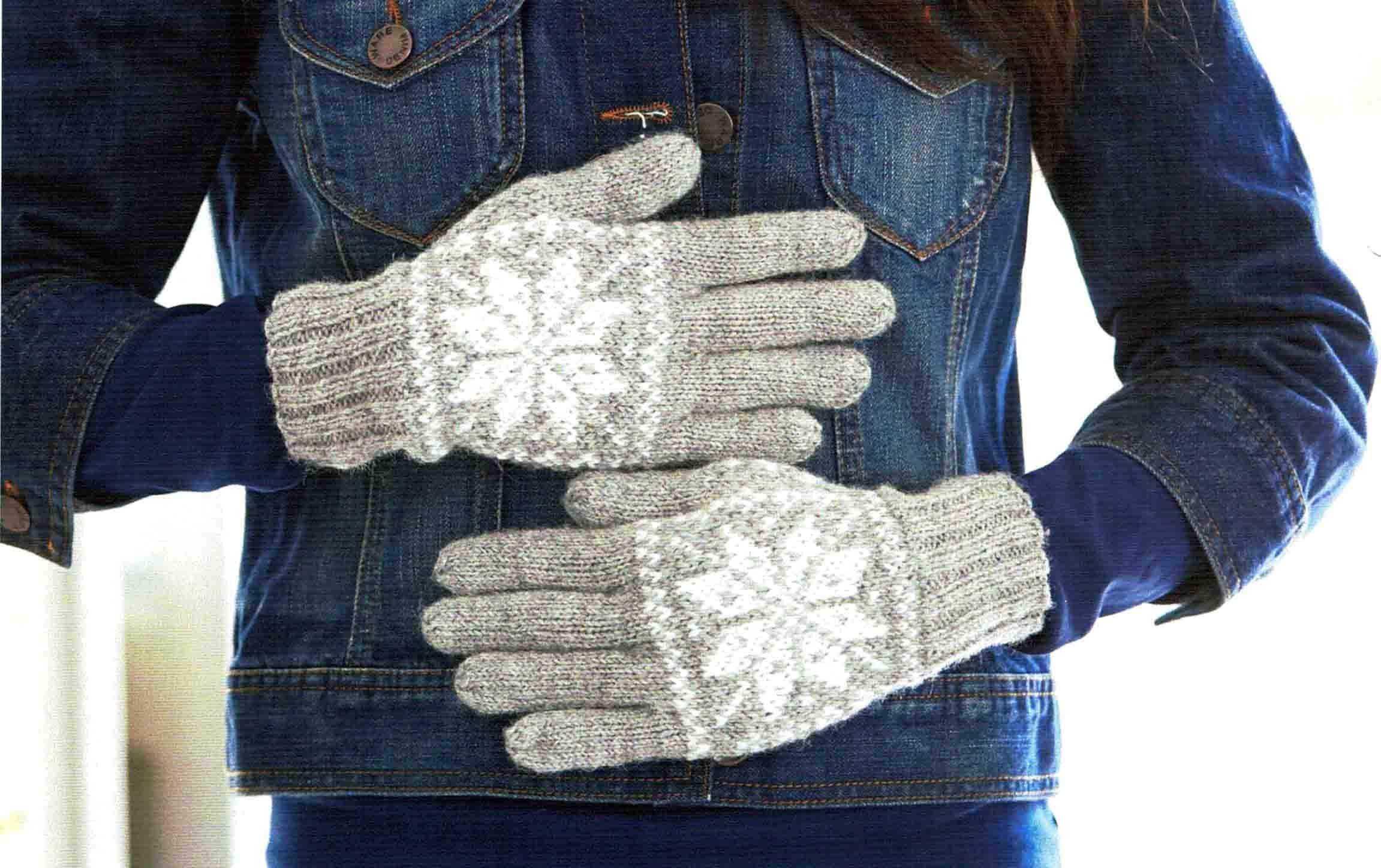 Fair Isle Glove Pattern - Etsy UK
