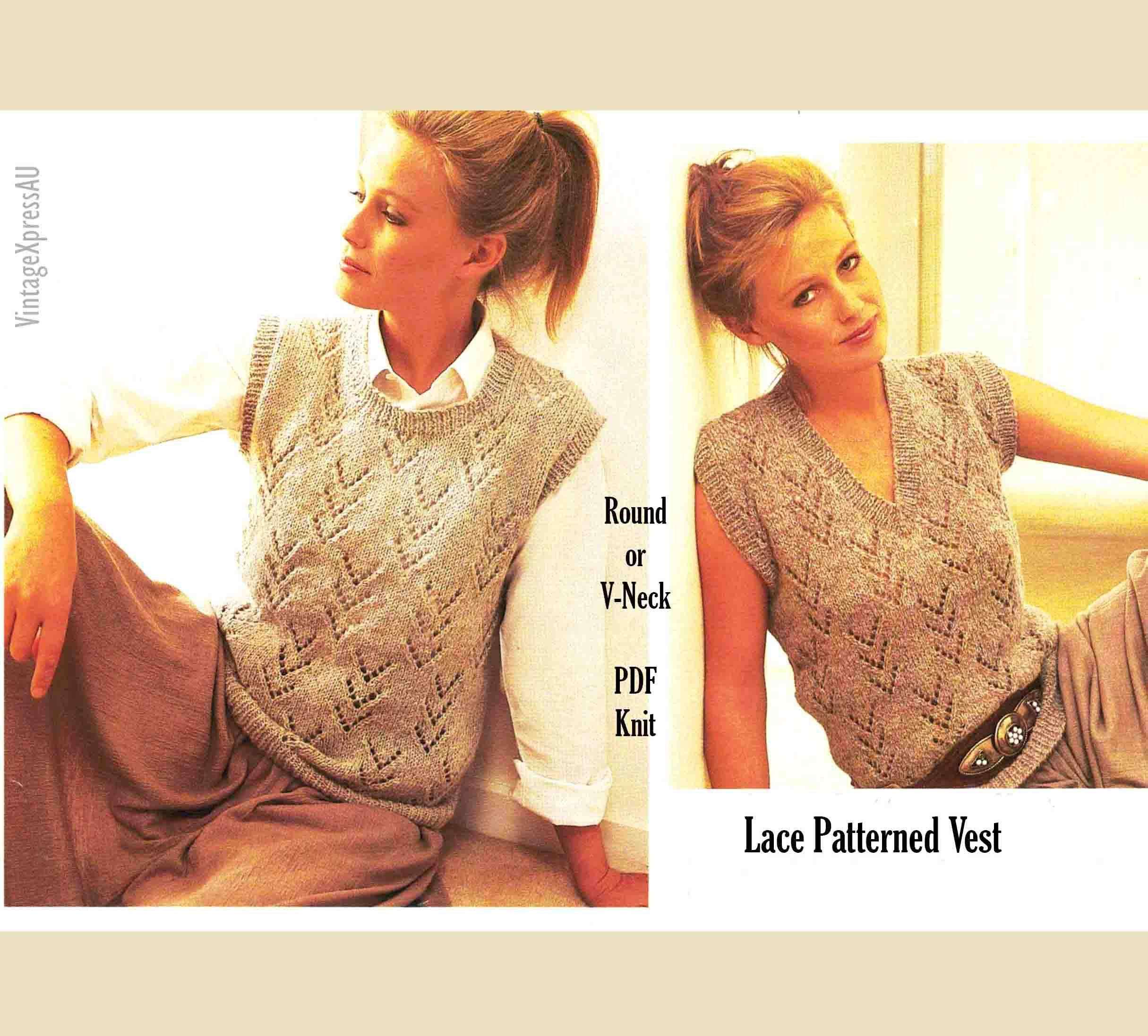 V Neck Lace Knit - Etsy