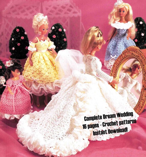 barbie wedding book