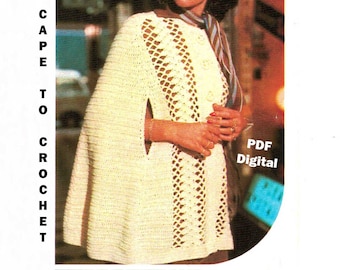 Crochet Cape Pattern Etsy France