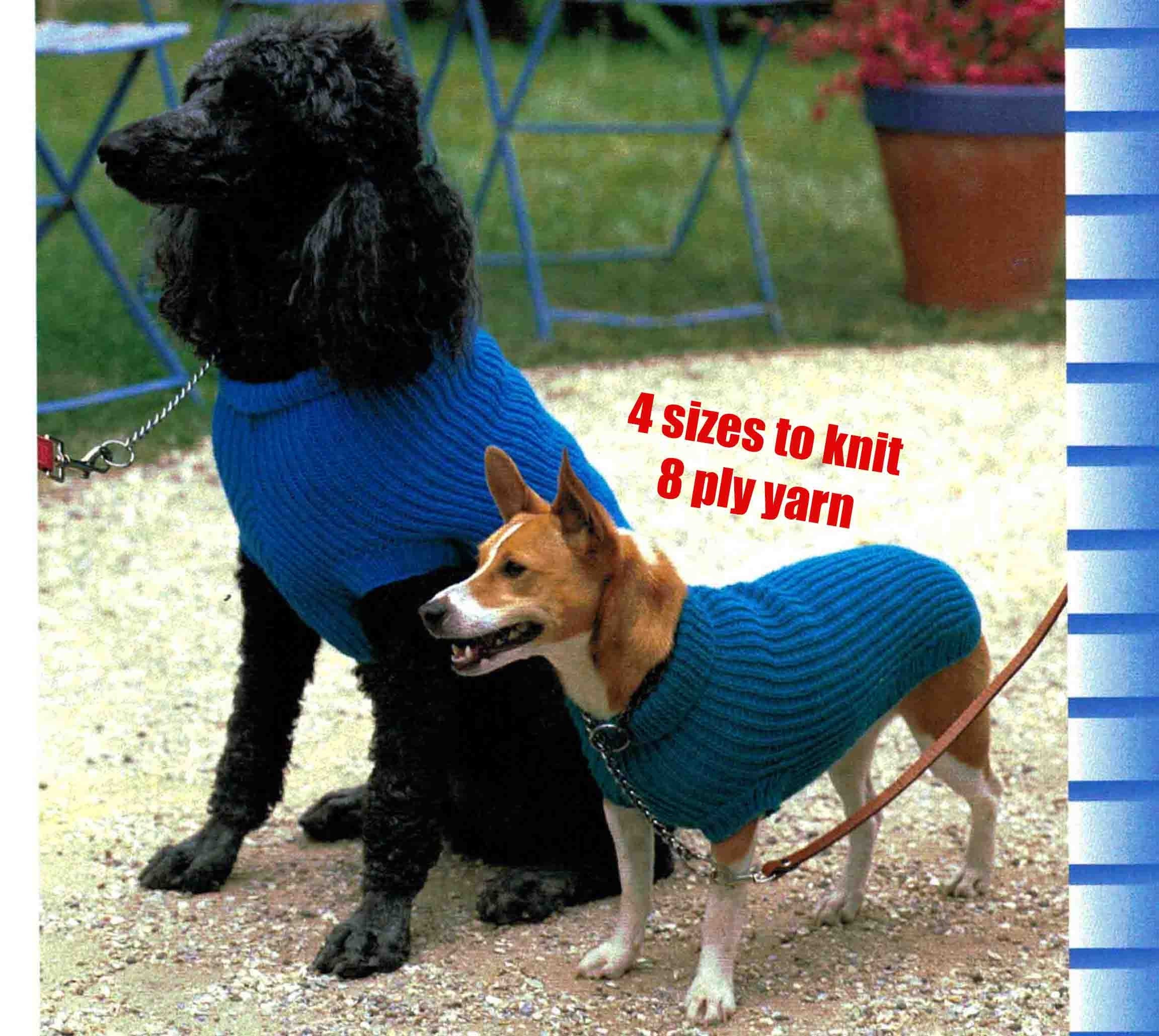  Jecikelon Small Knitted Dog Sweater Warm Puppy Winter Clothes  Doggie Pullover Sweaters Pet Knitwear (Navy1, Small) : Pet Supplies
