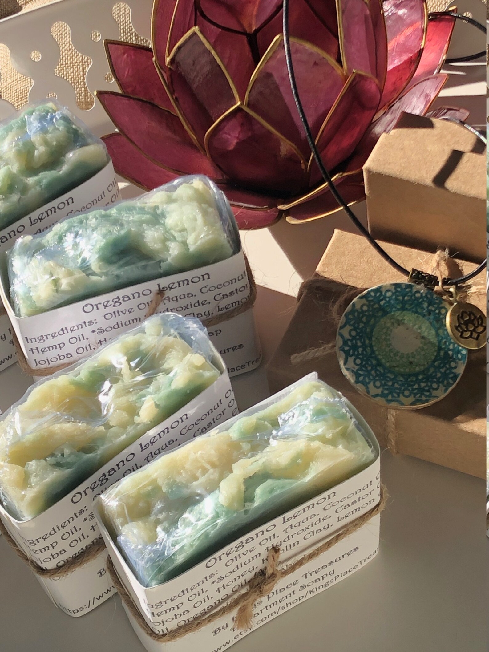 Oregano Lemon Handmade Soap Etsy