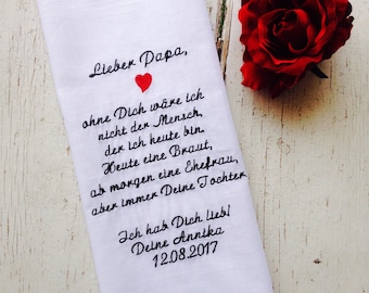 Embroidered Pleasure Tears Handkerchief wedding