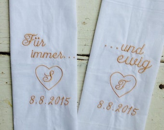 Handkerchief for the bride and groom ,,...