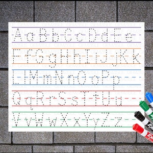 Alphabet Dry Erase Board - Digital PNG