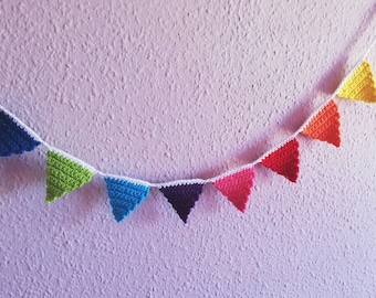 Wimpelgirlande "Bunte Party"