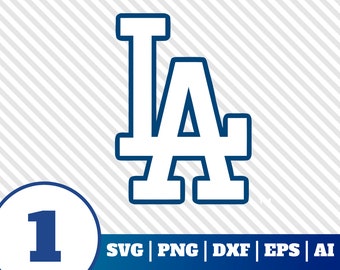 Dodgers svg | Etsy