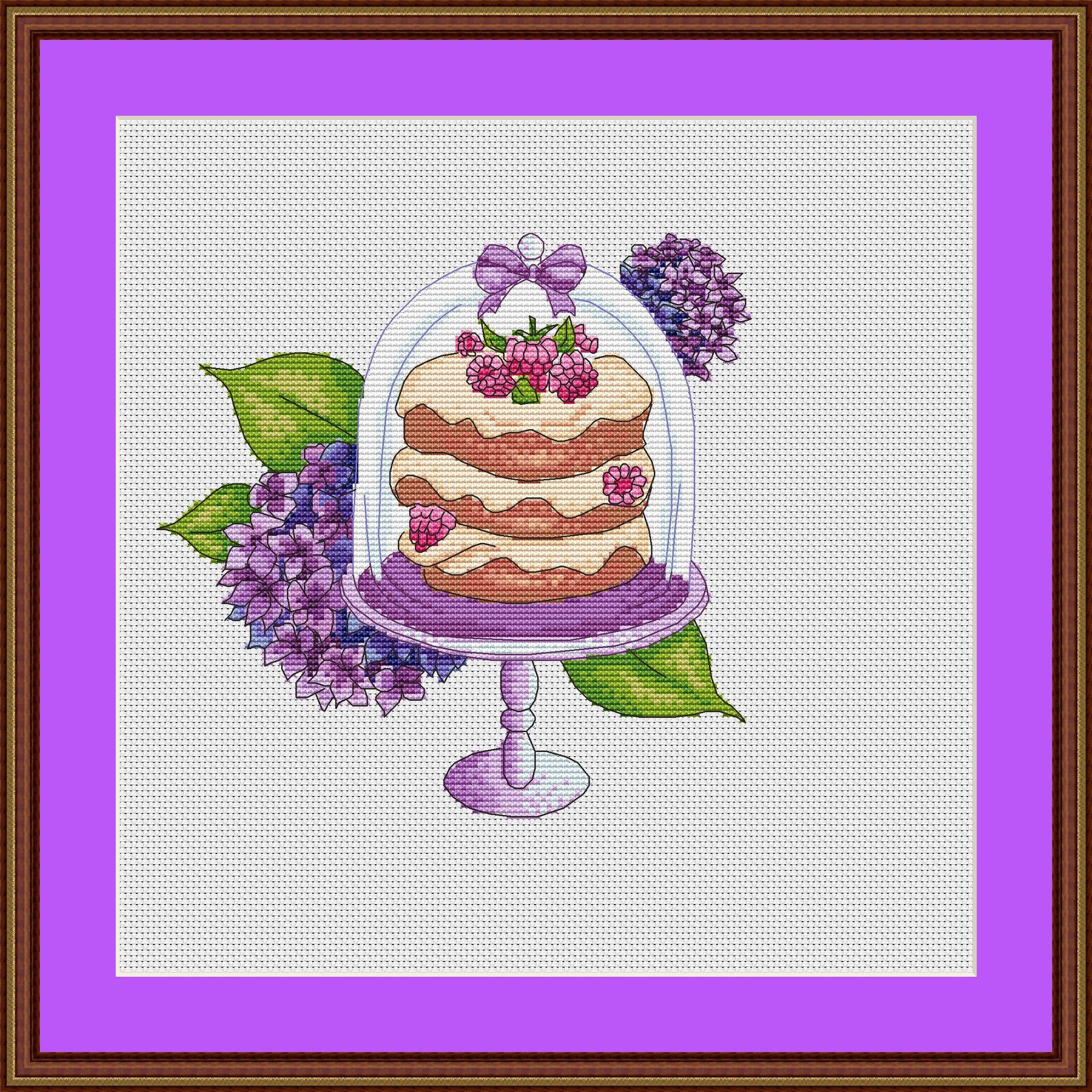 Cupcake Cute Kitchen Cross Stitch Pattern Fruits of the | Etsy
