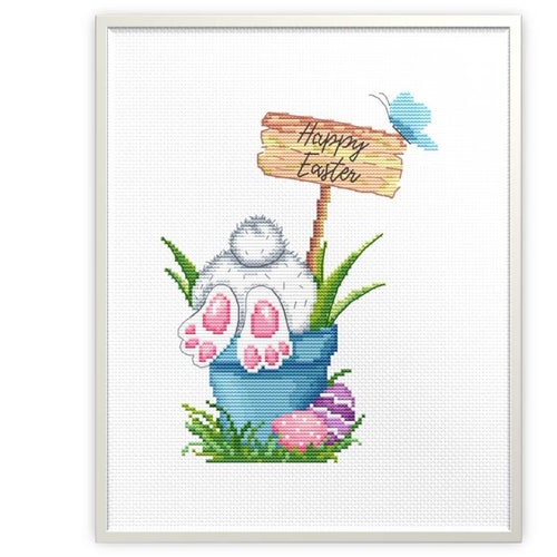 Easter Cross Stitch Pattern Etsy