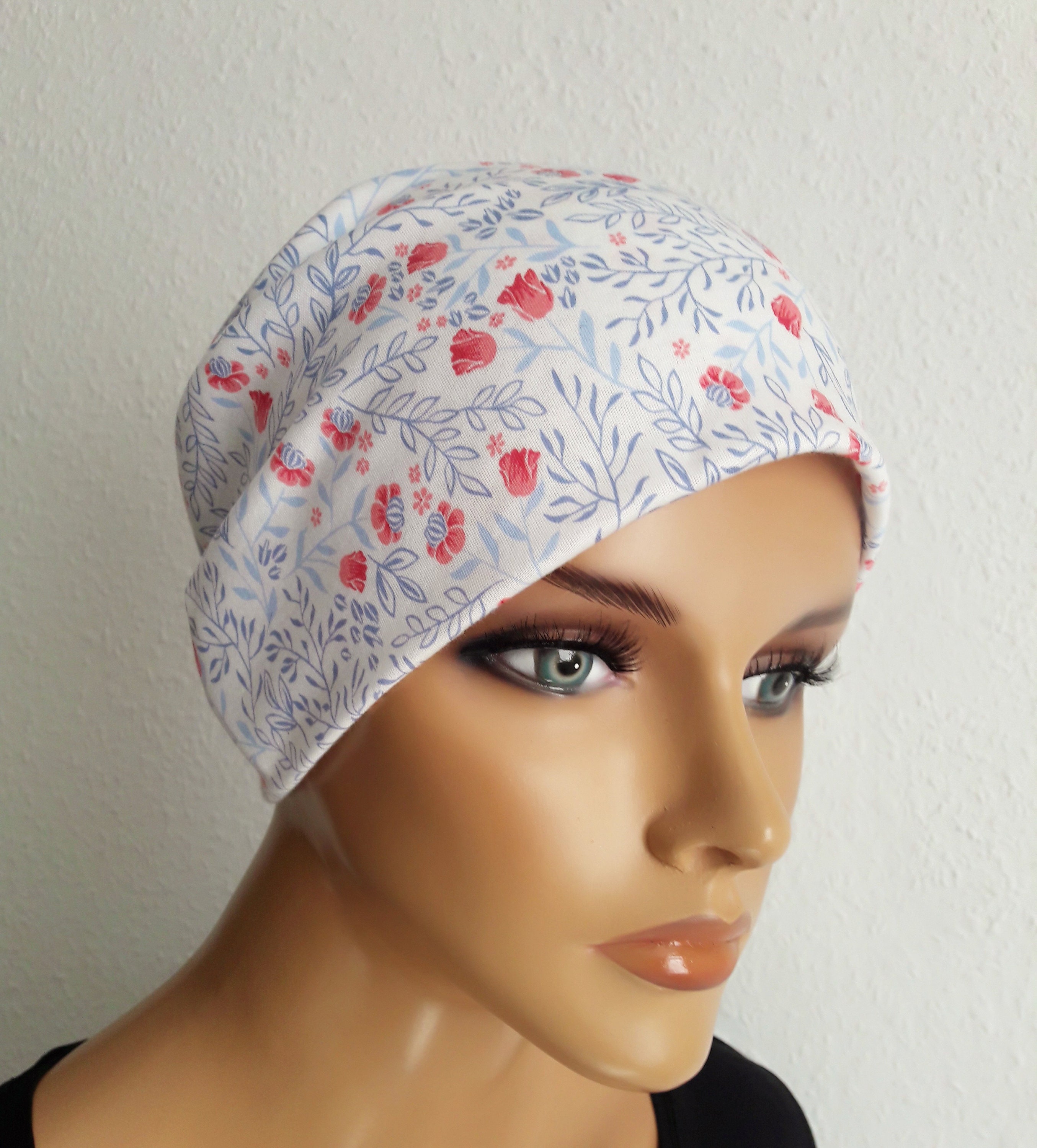Damen Jersey Mütze, Mütze Für Kurze Haare, Chemotherapie Patientin Kopfbedeckung, Viskose Jersey Mütze, Chemo Mütze