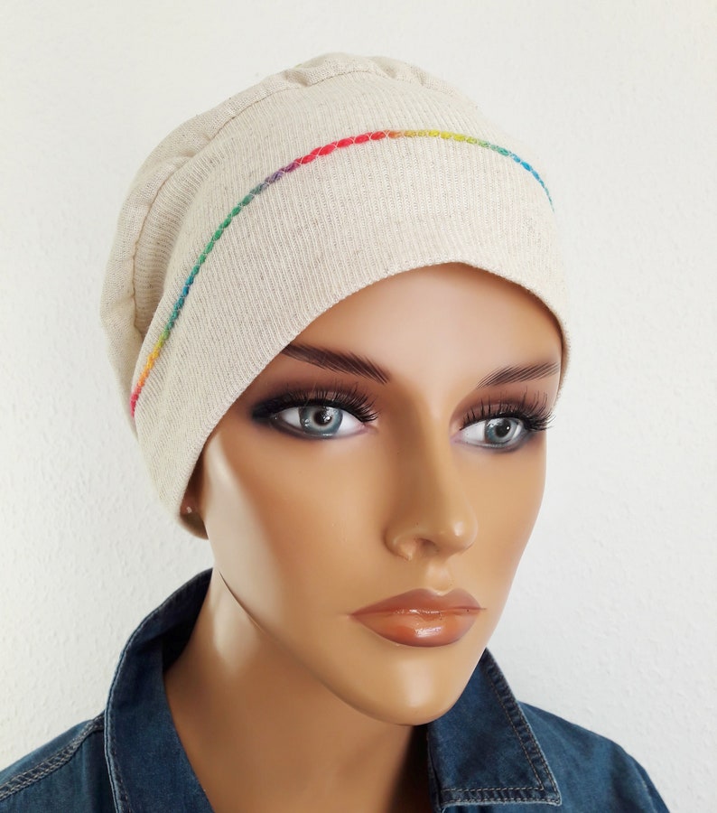Sommer Frauen Ballonm tze M tze Baskenm tze Turban Kreme Etsy de