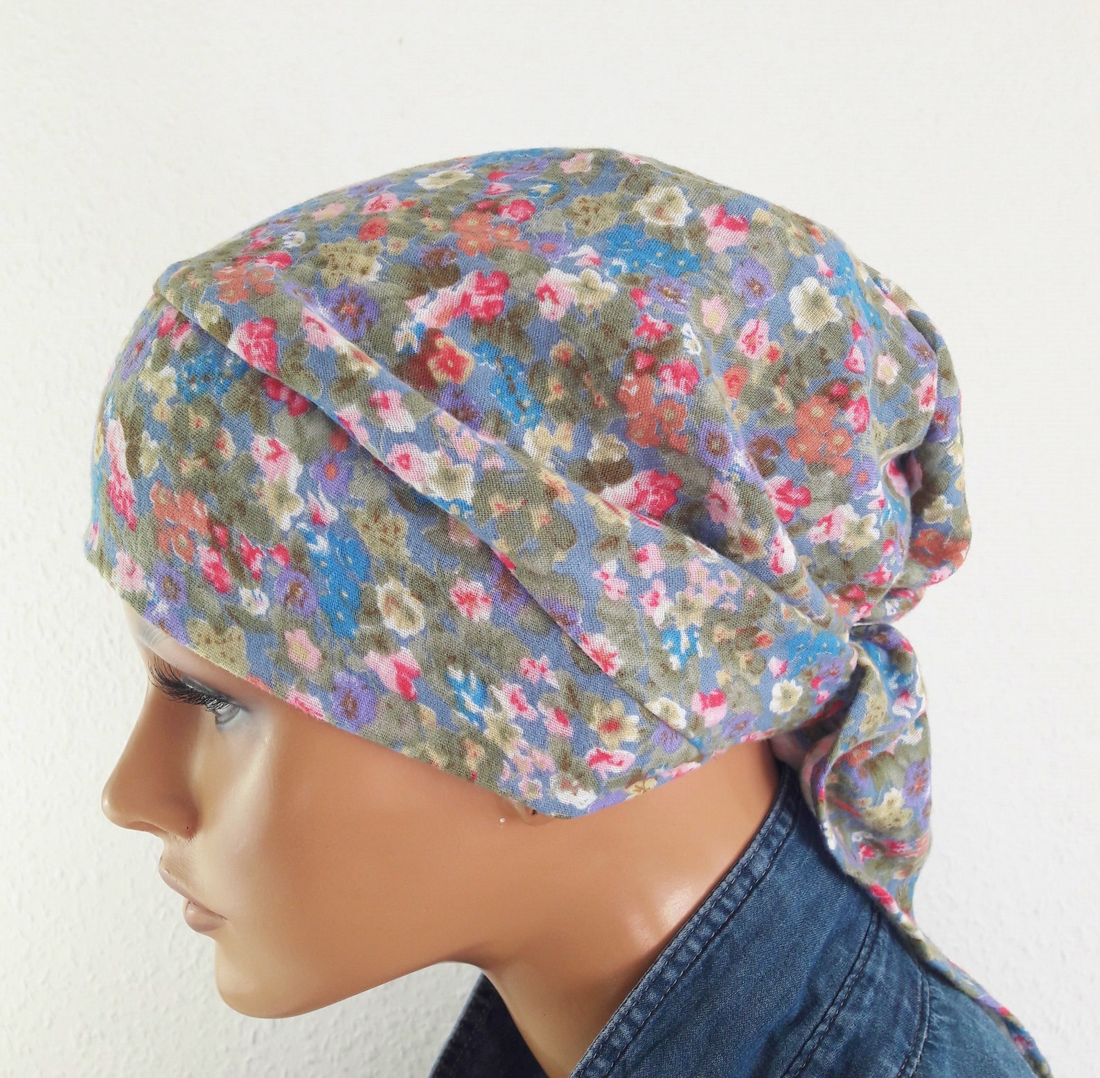 MigWoo Bandana Set - 2 Stück 70x70 Cm, Weich & Atmungsaktiv, Vielseitig Stylbar