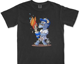 Monster Seags Camisa para adultos / TX #5 / Camisa de béisbol / Unisex / Monstruo de béisbol / Ese artista