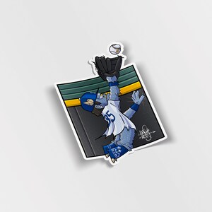 Baseball Sticker | Los Angeles | That One Artist | Laptop Sticker | Water Bottle Sticker