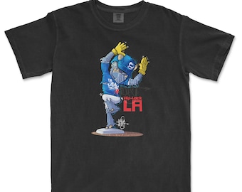 Monster Hip Lock LA / Camisa para adultos / Camisa de béisbol / Monstruos de béisbol / Los Ángeles / Ese artista