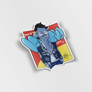 Baseball Sticker | Los Angeles | That One Artist | Laptop Sticker | Water Bottle Sticker