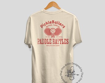 Camiseta de Pickleball de Paddle Battles / Camiseta divertida de Pickleball para jugadores / Camiseta unisex de juego de Pickleball / Regalo de Pickleball para jugadores de Pickleball