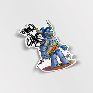 Baseball Sticker | Los Angeles | That One Artist | Laptop Sticker | Water Bottle Sticker
