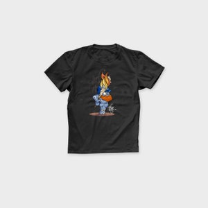 Monster Justin | LA #10 | Fire | Baseball Shirt | That One Artist