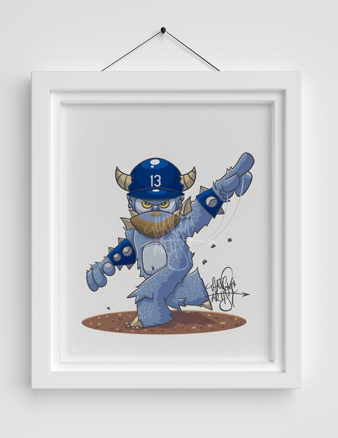 Max Muncy Print | Baseball | Artwork | Fan Art | Baseball Wall Art