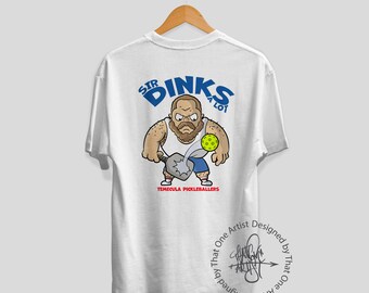 Camiseta de Pickleball / Camiseta divertida de Pickleballer / Camiseta de Pickleball Sir Dinks A Lot / Regalo Dinking para jugadores de Pickleball / Regalo de racquetball