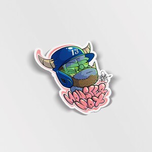 Baseball Sticker | Los Angeles | That One Artist | Laptop Sticker | Water Bottle Sticker