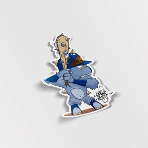 Baseball Sticker | Los Angeles | That One Artist | Laptop Sticker | Water Bottle Sticker
