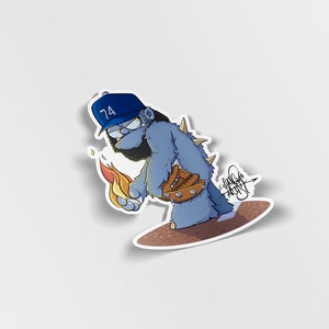 Baseball Sticker | Los Angeles | That One Artist | Laptop Sticker | Water Bottle Sticker