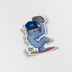 Baseball Sticker | Los Angeles | That One Artist | Laptop Sticker | Water Bottle Sticker
