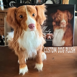 Custom Dog Plush, Pet Memorial Gifts, Pet Memorial Plush, Custom Pet Plush, Dog Stuffed Animal, Custom Stuffed Dog