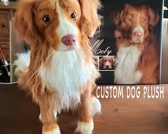 Custom Dog Plush, Pet Memorial Gifts, Pet Memorial Plush, Custom Pet Plush, Dog Stuffed Animal, Custom Stuffed Dog