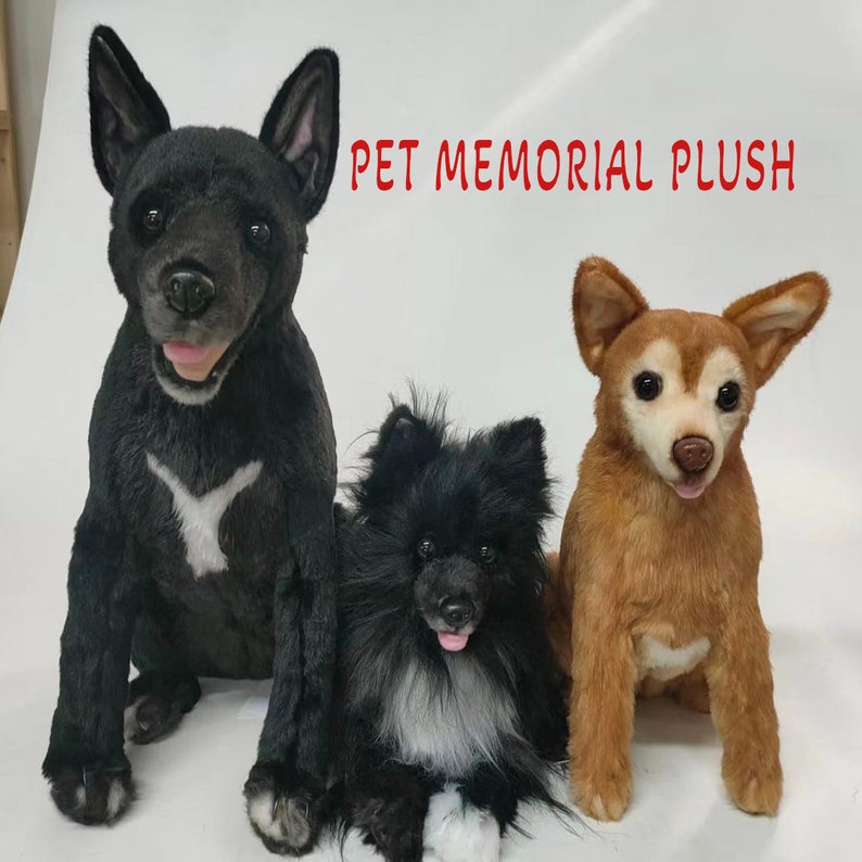 Handmade Stuffed Animal Memorial | Custom Stuffed Animal| Custom Pet Plush | Custom Stuffed Dog | Replica Of Deceased Dog