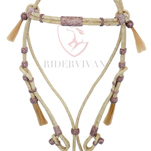Rênes Romal En Cuir Naturel - 20 Tresses - Style Oklahoma - RIDER VIVAN
