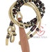 Romal Reins Cuir de Vache Naturel Brut, Romel Reins 20 Tresses, 55