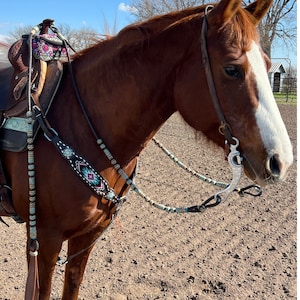 Romel Reins 10 plait Regular 55&quot;, Brown Soft Leather Romal Reins, Romel Romal Reins with reins connectors.