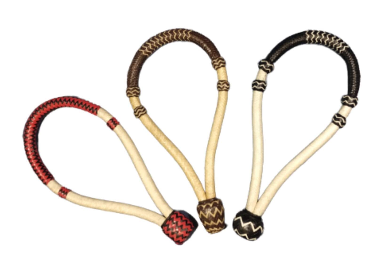 Multicolor Rawhide Bosal Set – Western Hackamore, 6/8