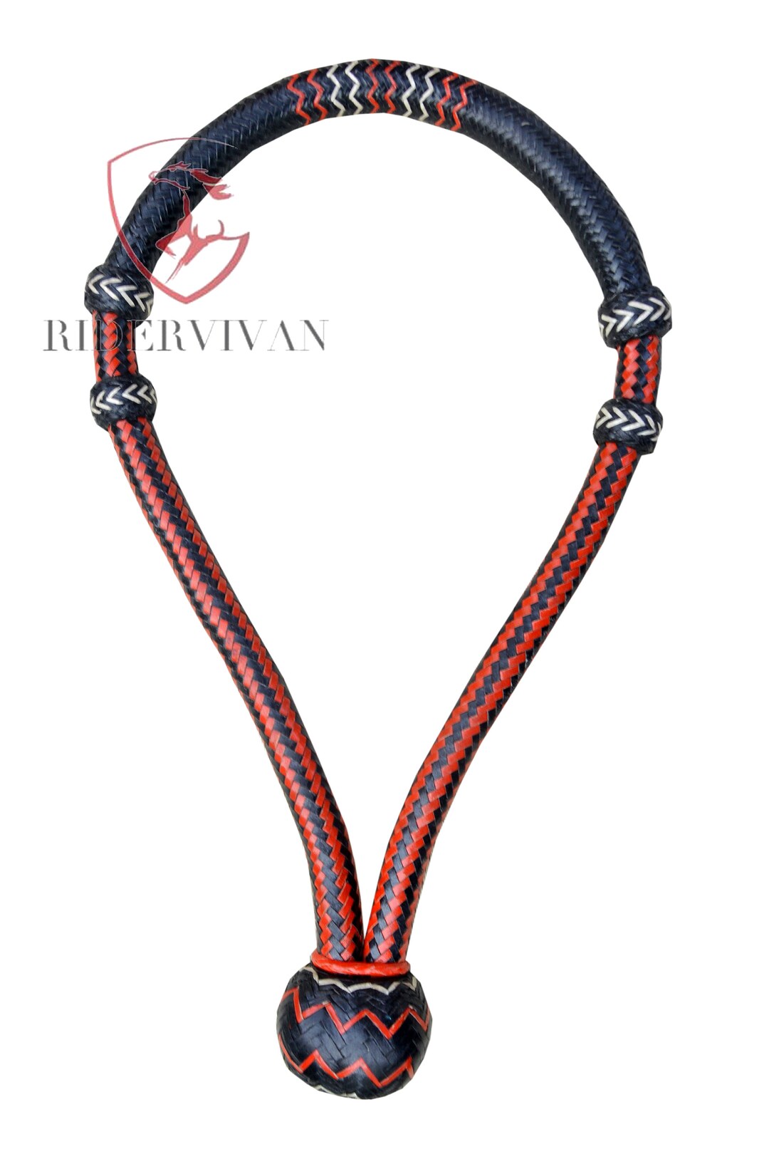 Muserolle hackamore cuir et feutre