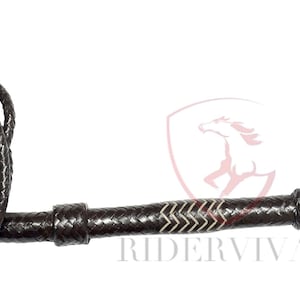 Handmade Bullwhip 6 feet long, Genuine Real Leather Bull Whip, Bullwhip  Chocolate Brown.