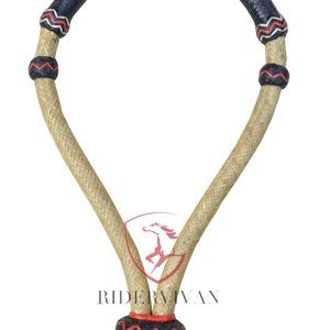 Ensemble Bosal 40 Tresses - Cheval Bosal Naturel/cerise, Mécate Nylon
