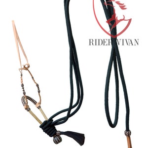 Handmade Bosal Set, 40 Plaits Rawhide Natural Bosal Set, Bosal Set ...