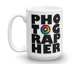 photographer mug etsy