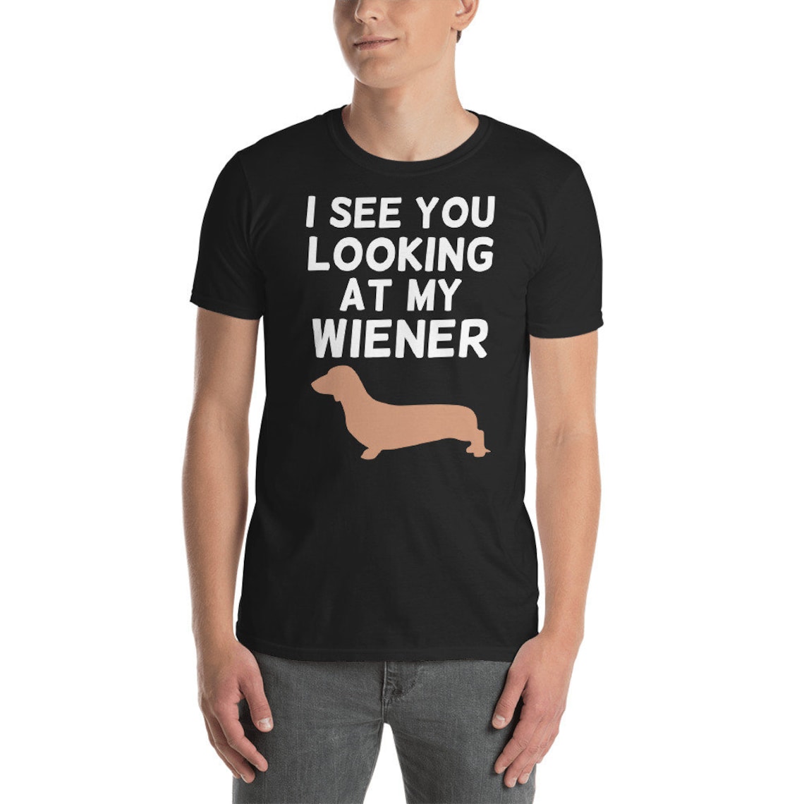 Dackel-t-Shirt Ich sehe dass Sie meine Wiener lustiger | Etsy